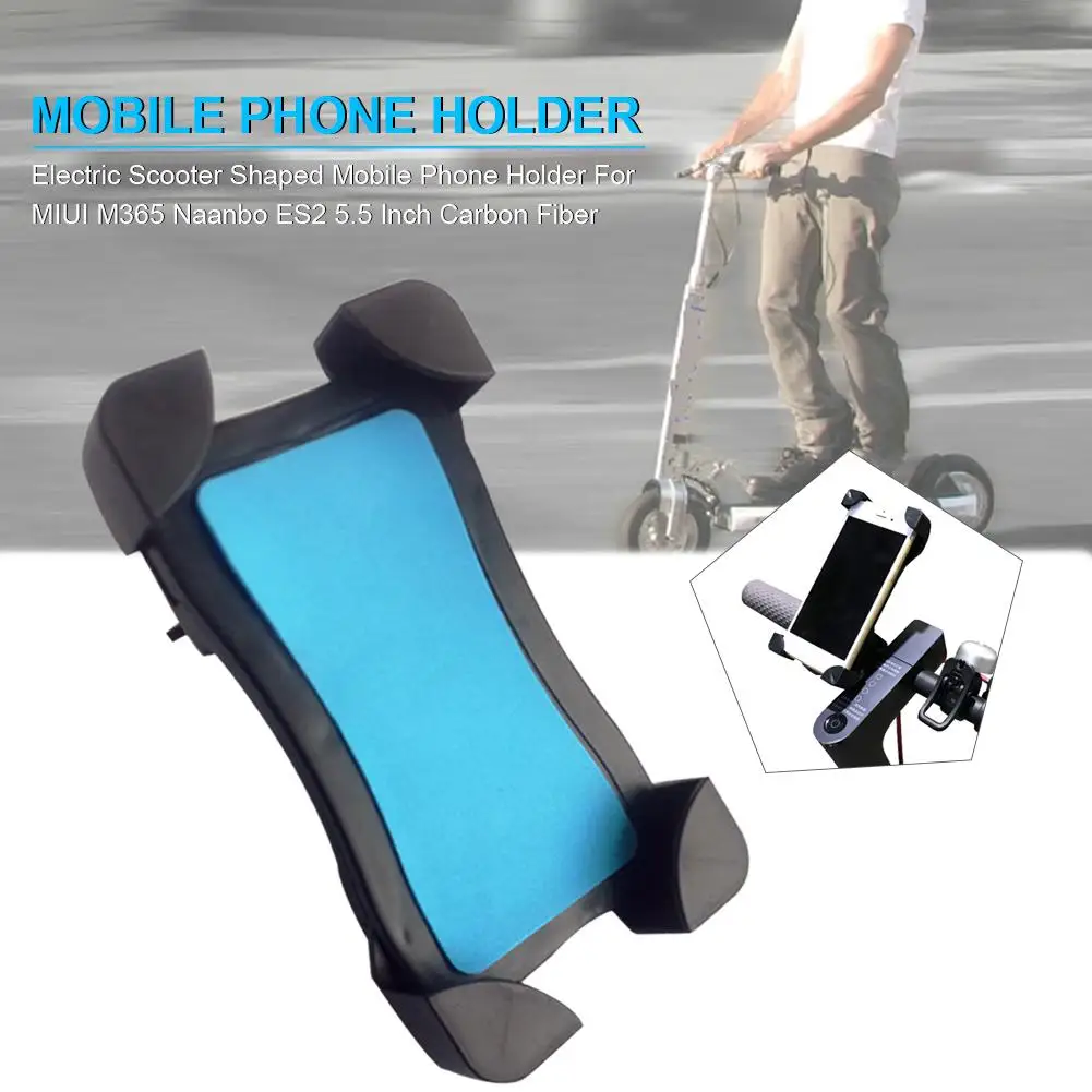 Регулируемый Противоскользящий держатель для мобильного телефона для Xiaomi Mijia M365 электрический скутер Qicycle EF1 кронштейн для крепления на руль