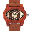 Turc Evil Eye Bracelets En Bois Montres Femmes Femelle En Cuir Véritable Ethnique Vintage Quartz Montre Femme Hommes Bambou Montres ► Photo 3/6