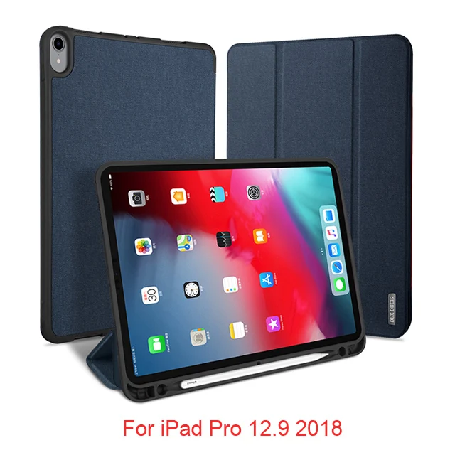 DUX DUCIS умный чехол из искусственной кожи для ipad Pro 12,9 11 чехол-подставка для ipad Pro 12,9 11 дюймов с карандашом - Цвет: For ipad pro 12.9