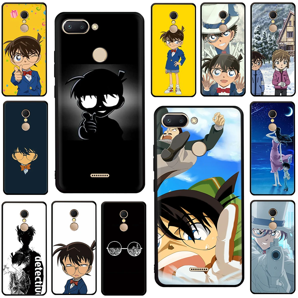 

Detective Conan Soft Phone Cover Case for Redmi 8A S2 5 6 7 A 5Plus K20 Pro Note 4 4X 5 6 7 8 Pro