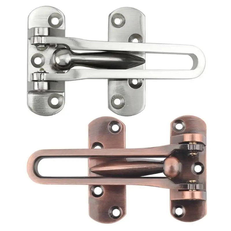 

Zinc Alloy Hasp Latch Lock Door Chain Anti-theft Clasp Convenience Window Cabinet Locks Tools Hardware for Home Hotel Security