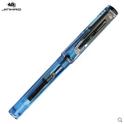 Jinhao 599 прозрачный белый цвет Бизнес Офис Средний Перьевая ручка студентов каллиграфия управление ручка - Цвет: HHU