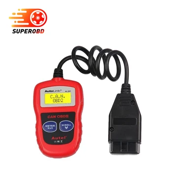 

2018 Best selling Autel AutoLink AL301 OBDII OBD2 CAN Code Reader Scanner Auto Fault Diagnostic Scan tools Free shipping
