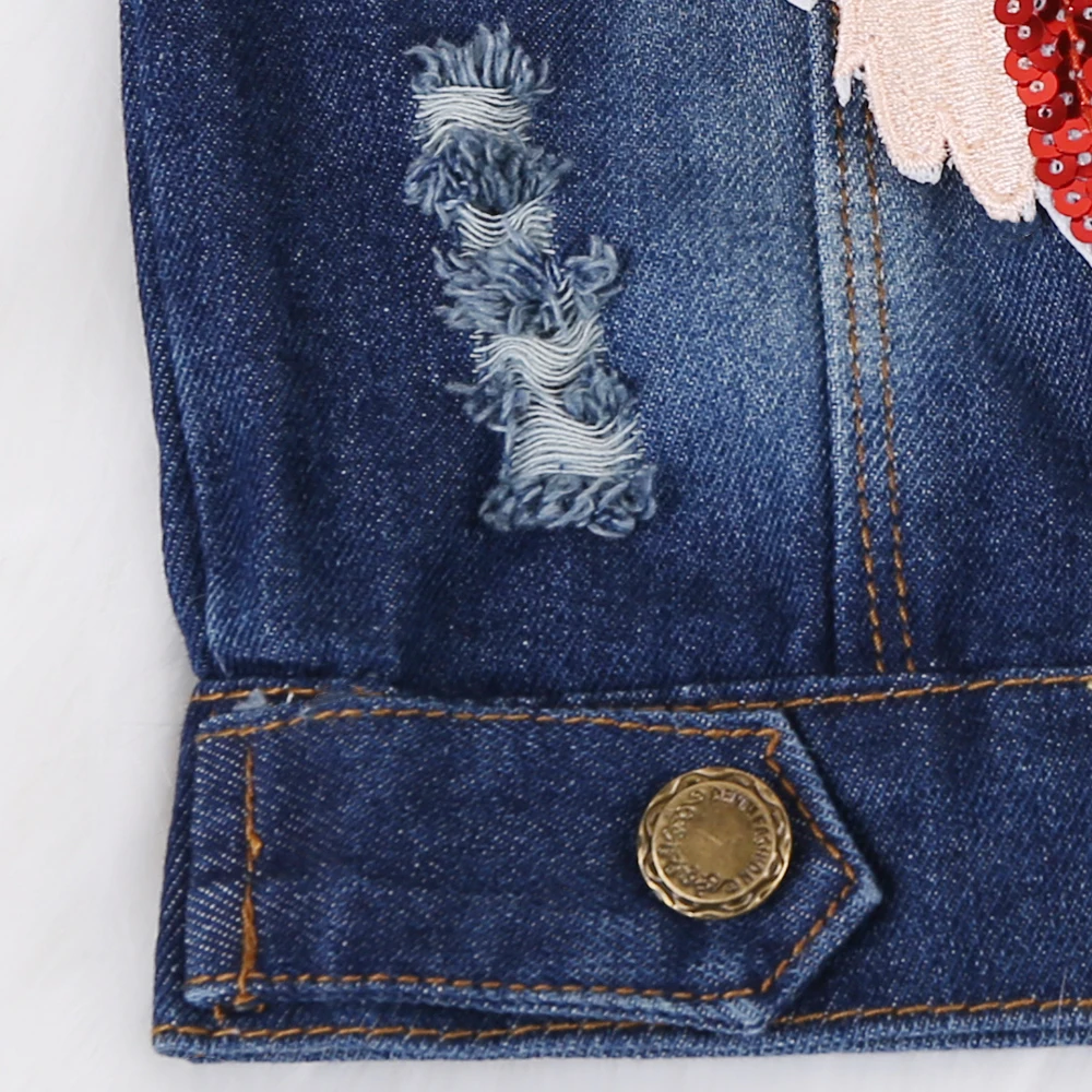 Roupas da Menina Cabolsa dos Desenhos Roupas da Criança Desfrutar Crianças Jaquetas Outono Animados Menina Colete Outerwear Inverno Coruja Denim 2020 Ele Olá 19 Mamãe e Bebê