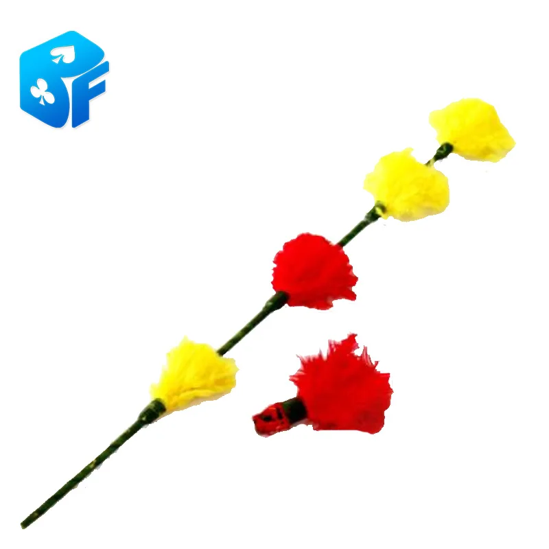 

The flower bunch changes color futural flower magic tricks magic props