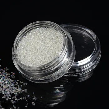 

Crystal AB Glass Pixie Caviar Glitter Beads Nails Small Nail Art Design Nail Art Design Multi-size Crystal Nail Rhinestone
