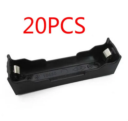 

20PCS 18650 Battery Holder Plastic Battery Holder Case Storage Box 1*18650 Holder 3.7V" with Pin 18650 Battery Holder Diy