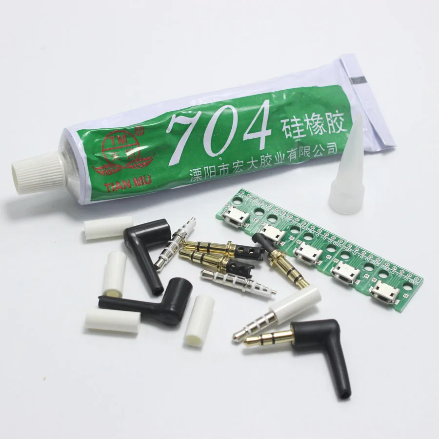 

1pcs 704 Silicone Rubber Fixed High Temperature Resistant Insulated Sealing Glue 704 Waterproof Thermal Conductive Plug Tool