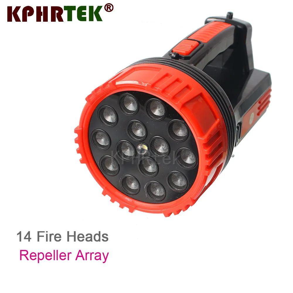 High Power 14 Heads Strong Ultrasonic Dog Cat Chaser Stops Aminal Attacks Deterrent Repeller