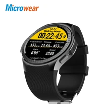 Microwear L1 sports smart watch for Android ios MTK2503 heart rate 2G Wifi Bluetooth call 0.2M Camera TF card