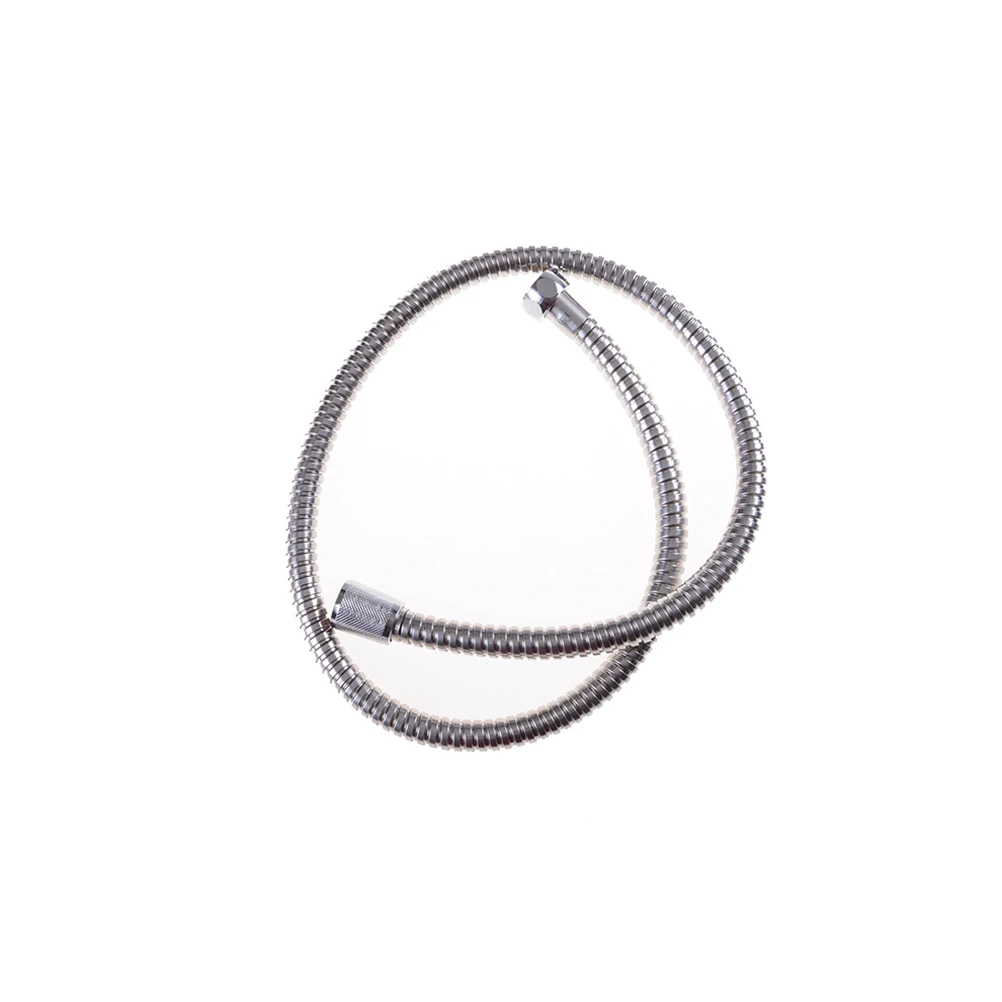 1PCS Stainless Steel 1m Flexible Chrome Shower Hose Bathroom Heater Water Head Pipe For Bath Accessories top grade
