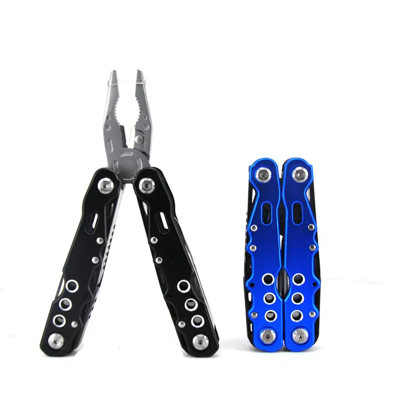 

KSHIELD Multitool Multifunctional Folding Pliers Fishing MQ-9005 Multiherramienta Outdoor Stainless Steel Hand Tools Wire Cutter