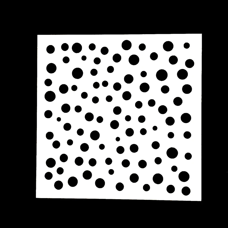 

1PC 13*13cm Large Small Round Shaped Reusable Stencil mould Airbrush Painting Art DIY Home Decor Scrap booking Album Crafts