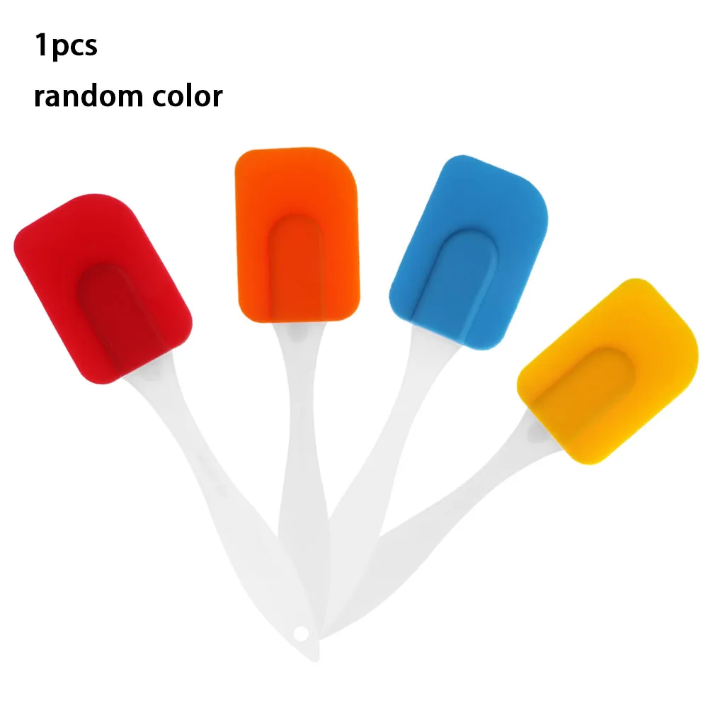 

1PC DIY Fondant Baking Scraper Cream Butter Cake Silicone Spatula Kitchenware Peeling Knifes Pastry Tools