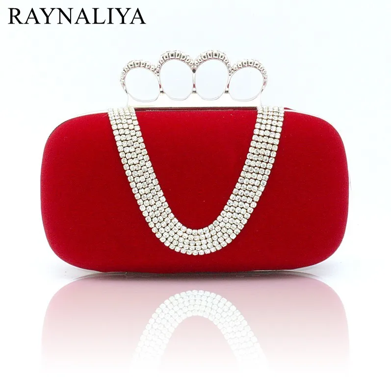 

2017 Limited Knucklebox Velour Single New Arrival Woman Clutch Evening Bgs Luxury Women Bags Handbags Party Velvet Smysfx-e0178