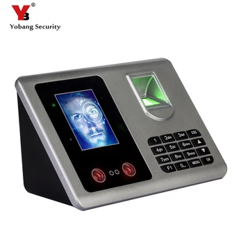 

YobangSecurity 2.8"Inch TFT Fingerprint+Facial Recognition Attendance Machine Time Clock Recorder Employee Checking-In Recorder