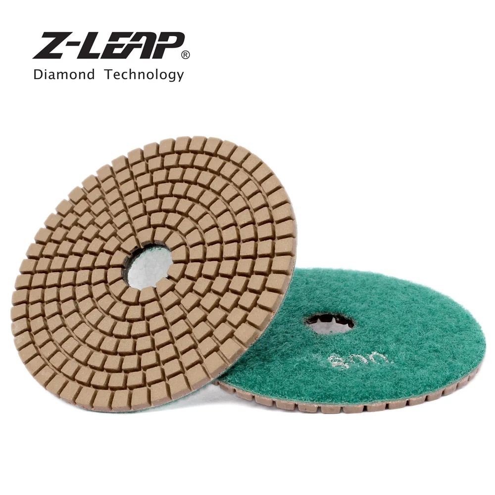 Z LEAP 1 шт. алмазная полировальная площадка 4 дюйма мокрого гранита камня бетона