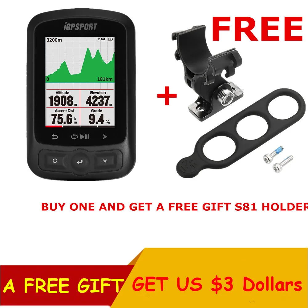

IGPSPORT ANT+ GPS IGS618 Bike Bicycle Wireless Stopwatch Speedometer Waterproof IPX7 Cycling Bike Speedometer Computer