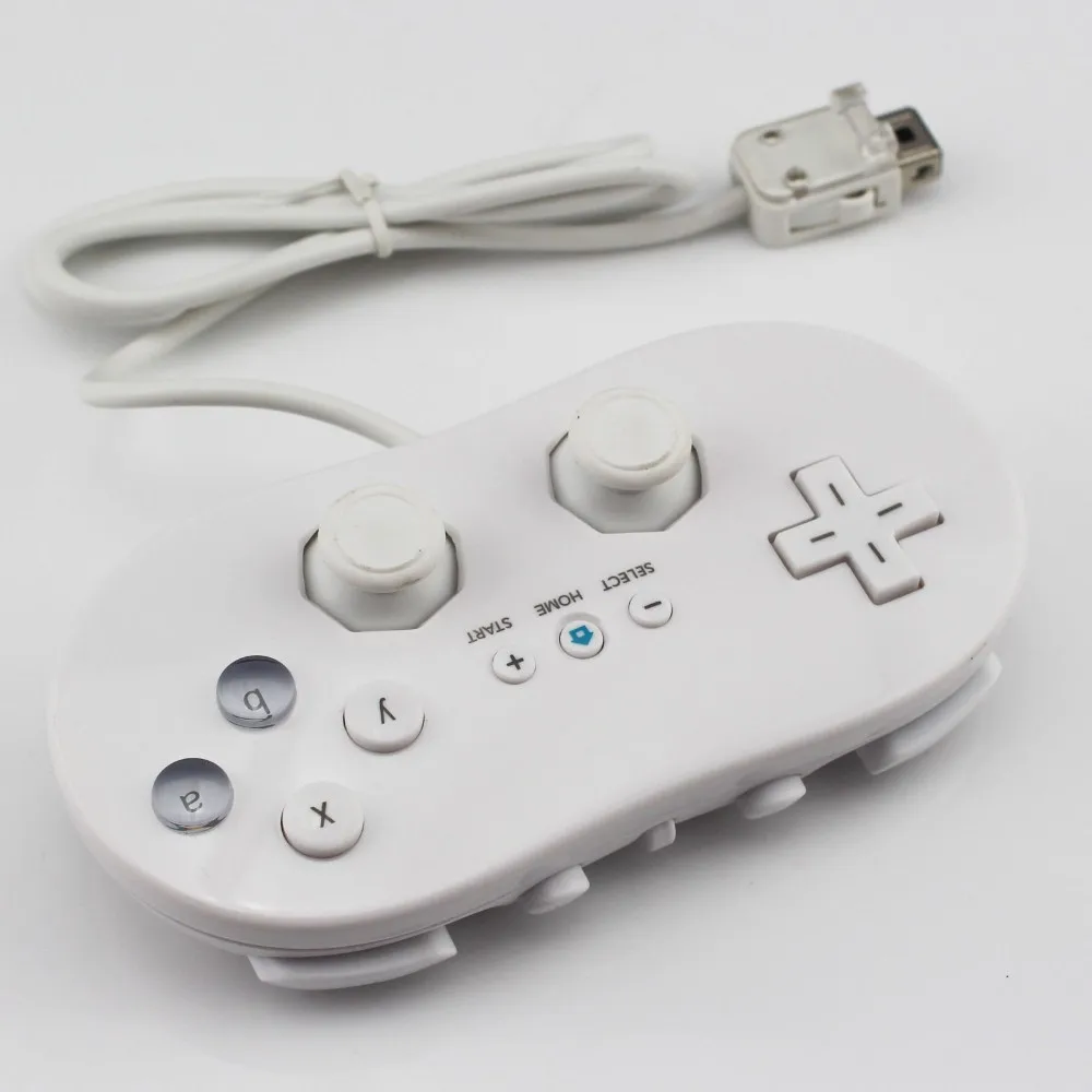 Classic White/Black I Games Joystick Silicone Soft Gamepad Snes