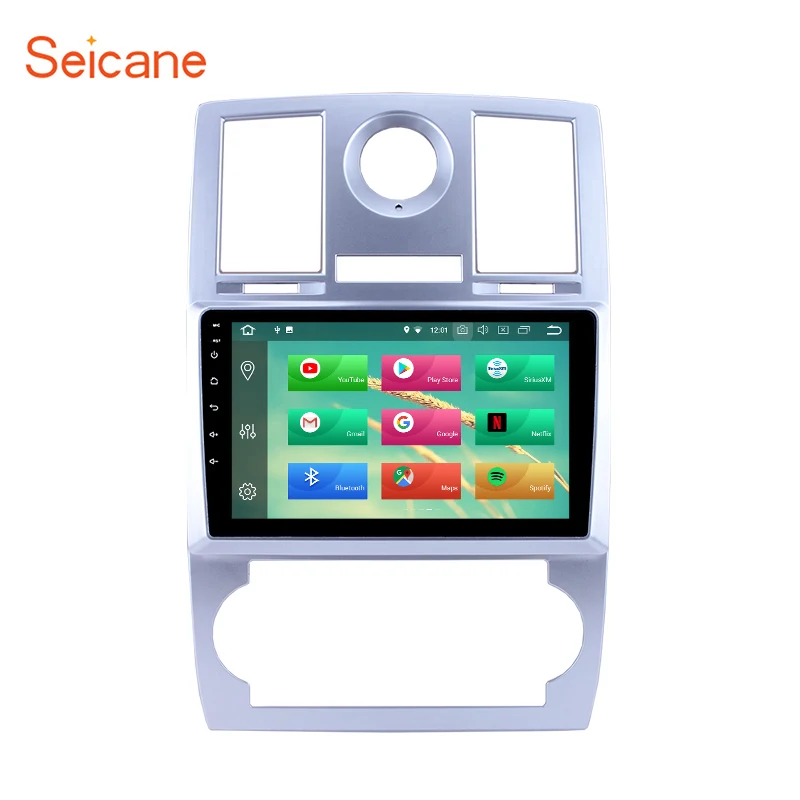 

Seicane Android 8.1/8.0 HD 1024*600 9 inch Car GPS Navigation System Auto Radio For 2004 2005 2006 2007 2008 Chrysler Aspen 300C
