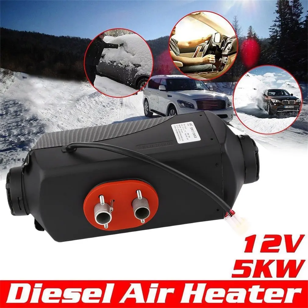 

5000W 12V Air Heater With Vent Duct Pipe Low Fuel Consumption Air Parking Heater Universal For Car Trucks Boat Bus