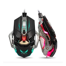 Игровая проводная мышь 6 кнопок Usb игровая мышь компьютерный ноутбук профессиональная геймерская мышь 4000 точек/дюйм Регулируемая Бесшумная эргономичная