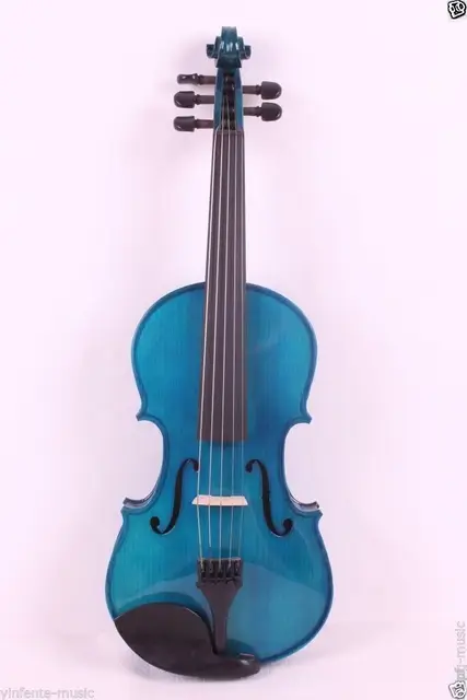 Cheap New 5 String 4/4 Electric Violin Acoustic Violin Full Size Ebony Fittings Violin Bow Case Fiddle Blue Cheap New 5 String 4/4 Electric Violin Acoustic Violin Full Size Ebony Fittings Violin Bow Case Fiddle Blue