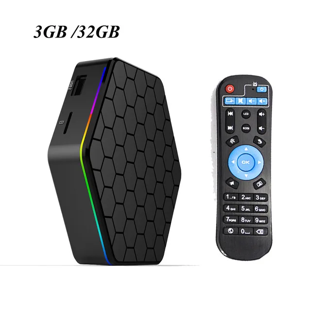 T95Z Plus домашний Смарт ТВ приставка 2 ГБ/16 ГБ 3 Гб/32 ГБ ОЗУ RK3328 Восьмиядерный Android 7,1 медиаплеер 2,4G/5G WiFi BT4.0 4K HD телеприставка - Цвет: 3GB 32GB