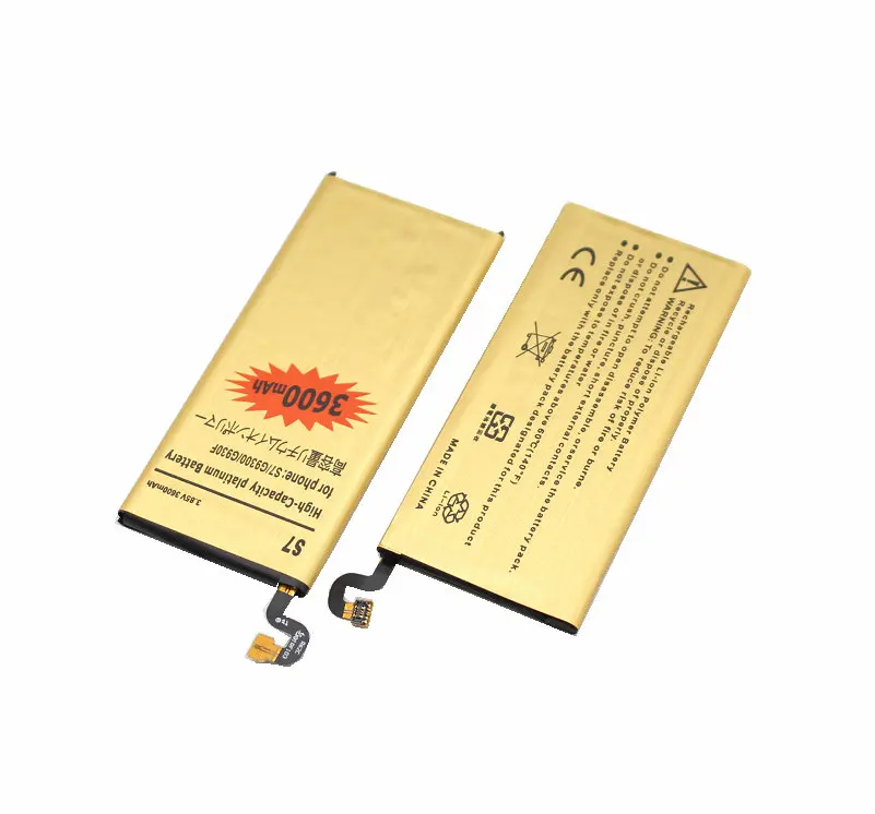 1x3600 мАч EB BG930ABE Замена золотой аккумулятор для Samsung Galaxy S7 SM G930 G930V G930A G930T G930P G930F