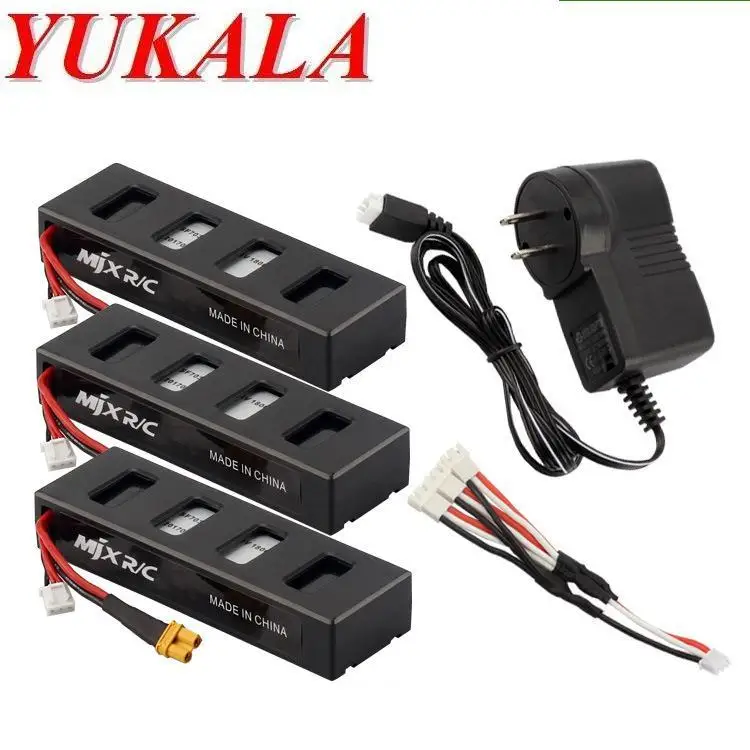 YUKALA B3 RC quadcopter RC font b drone b font 7 4V 1800mAh Li polymer battery