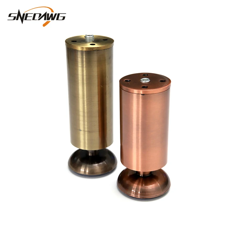 

Adjustable Furniture Legs 80/100/120/150mm Height Metal Legs for Furniture 10mm Adjustable Aluminum Alloy Cabinet Table Legs