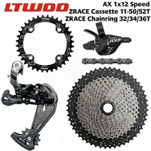 LTWOO AX12 12 Speed Shifter+ Rear Derailleurs+ 50T 52T ZRACE Cassette / Chainring+ SUMC S12 Chain Groupset, Eagle 12