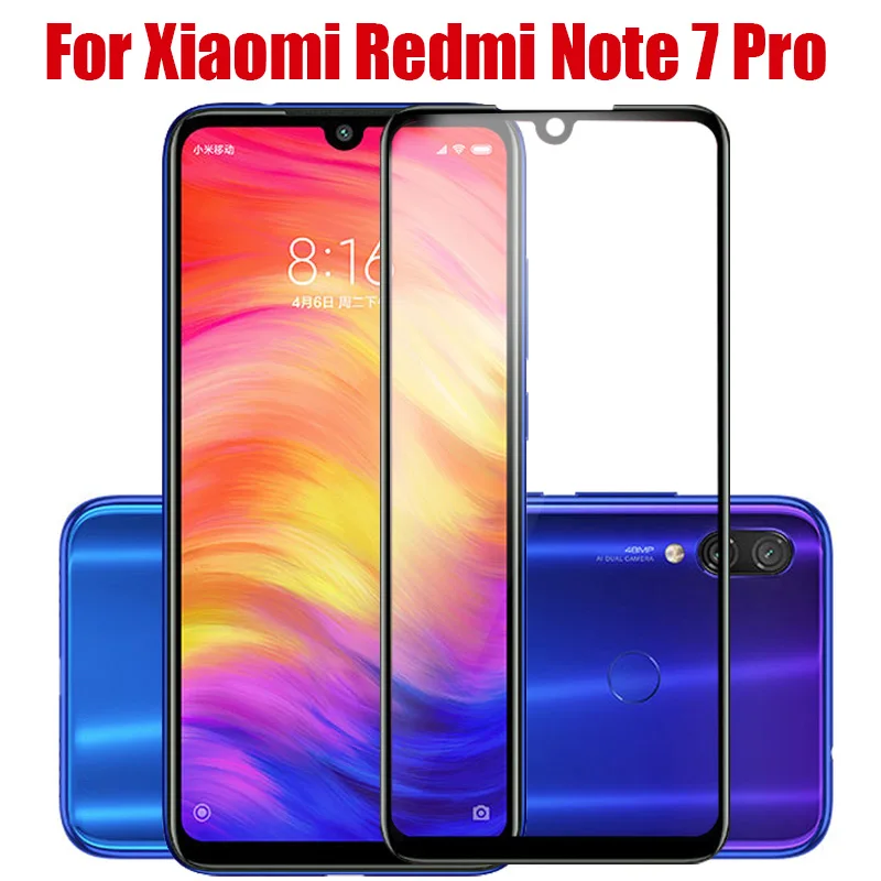 

redmi note 7 pro Protective glass on the for Xiaomi tempered screen protector armor xiomi red mi note7 redmi7 cam my film 7pro