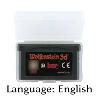 

32 Bit Video Game Cartridge Wolfenstein 3D Console Card UKV Version English Language Support Drop Shipping