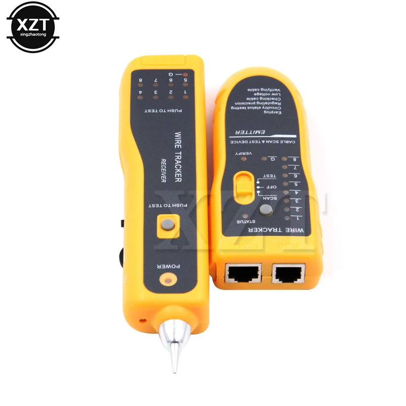 Тестер сетевого кабеля Ethernet LAN 1 шт. детектор RJ11 RJ45 Cat5 Cat6 телефонной линии трекер