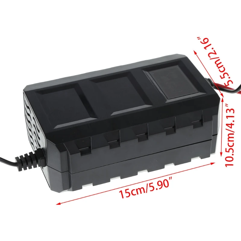 Intelligent 20A Automobile Battery Lead Acid Battery Charger Car Motorcycle EU