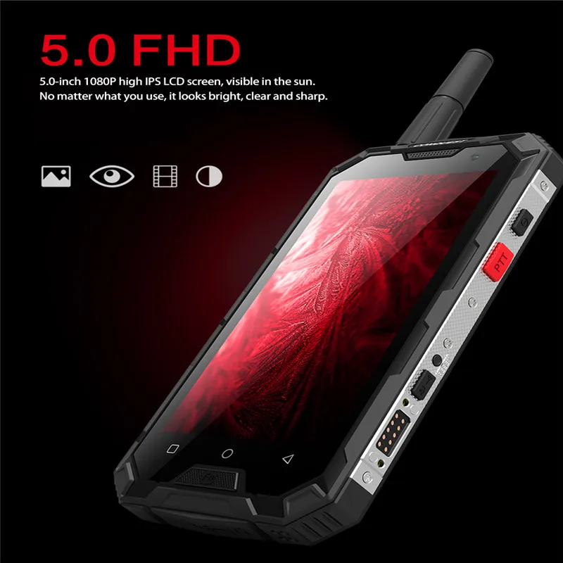 Original CONQUEST S8 Rugged Smartphone 4GB 64GB  Walkie Talkie Mobile Phone 6000mAh Battery NFC 4G LTE IP68 Shockproof Sellphone