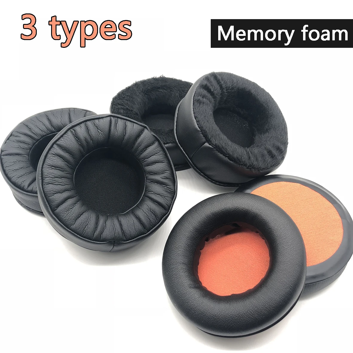 

Velour Earpads Replacement Ear Pads Pillow Foam Cushions Cover Repair Parts for Razer Kraken pro 7.1 Gaming Headphones Headset