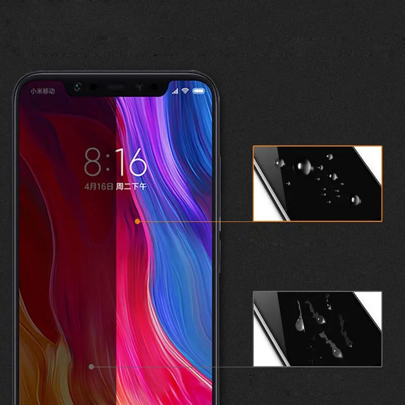 Suntaiho Защита экрана для redmi 6a note5 5pro Xiaomi mi8 полное покрытие закаленное стекло