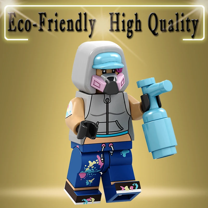 

duplo model Building Blocks Game Teknique Zoey Cuddle Team Leader Chromium Leviathan Figure For Children Toys PG1775