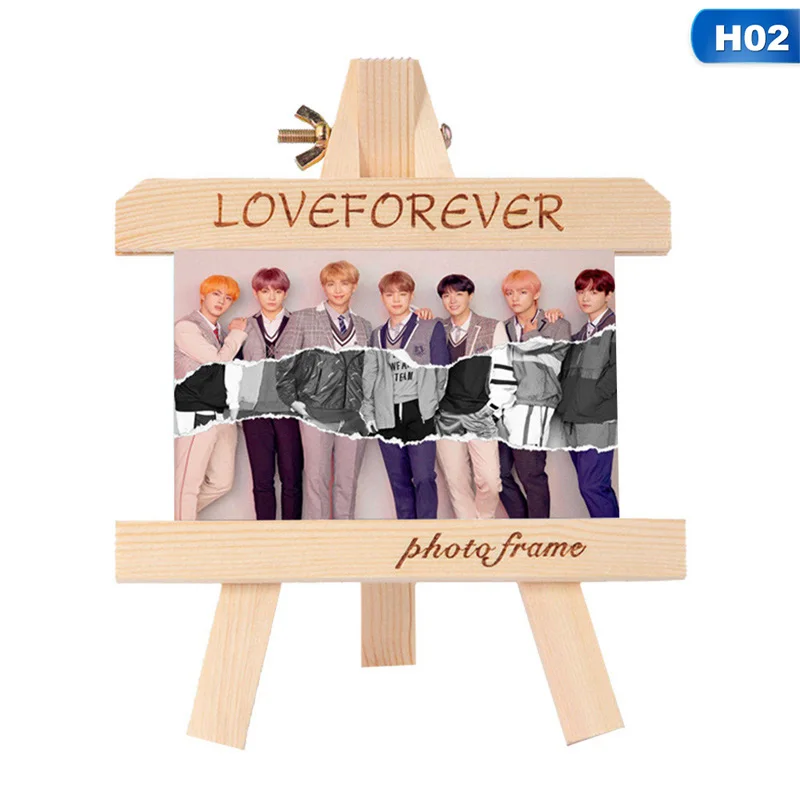 

K-pop Bangtan Boys New Album Love Yourself Answer Photo Wood Frame Fans Collection Gift