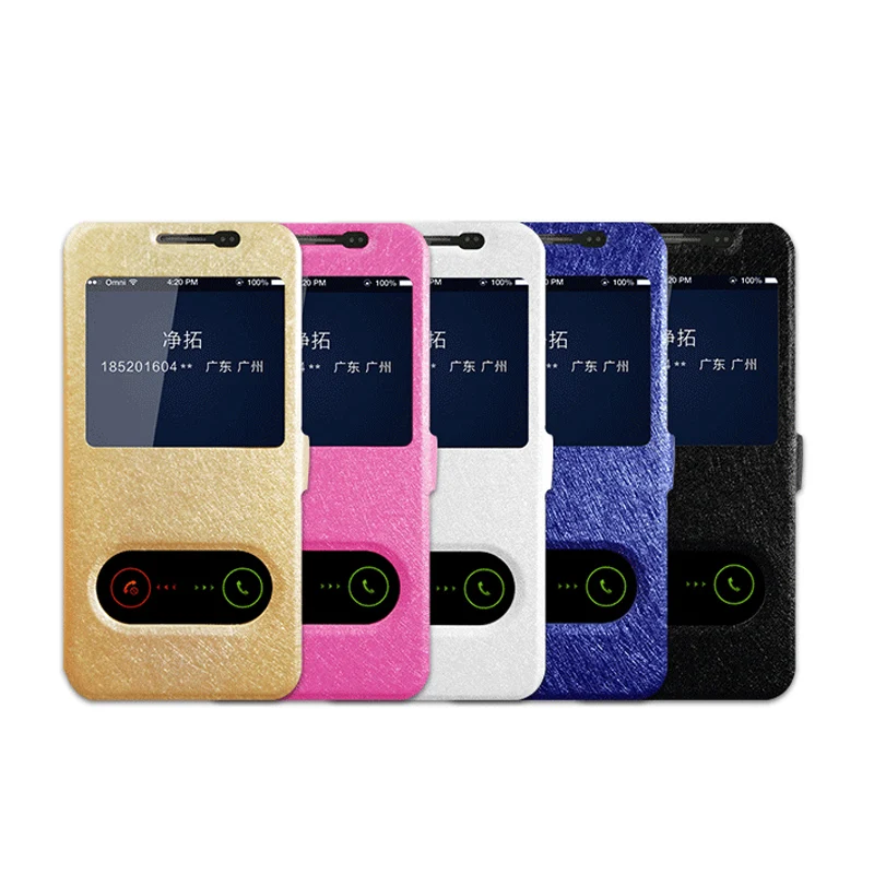 Захлопывающийся кожаный чехол с окошком для телефона samsung Galaxy J3 2017 J330F J330 издание
