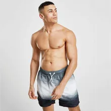 Модные для мужчин эластичный пояс повседневные шорты Лето г. дышащие пляжные шорты быстросохнущая свободные короткие#502