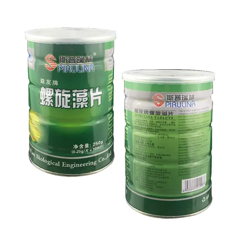 

100% Spirulina Natural No Pollution Anti-Fatigue Loss Weight Enhance-Immune Spirulina 1000Pcs 250g