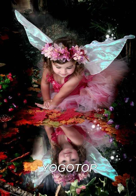 YOGOTOP DIY алмазная живопись ангел ребенок вышивка стразами девушка распродажа Стразы 5D мозаика детские подарки Фея YY966 - Цвет: Бургундия