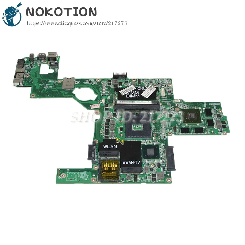 Nokotion Dagm6cmb8d0 Cn 0714wc 0714wc For Dell Xps 15 L502x Laptop Motherboard Gt525m Graphics Card Hm67 Ddr3 Computers Sale Online Shopping