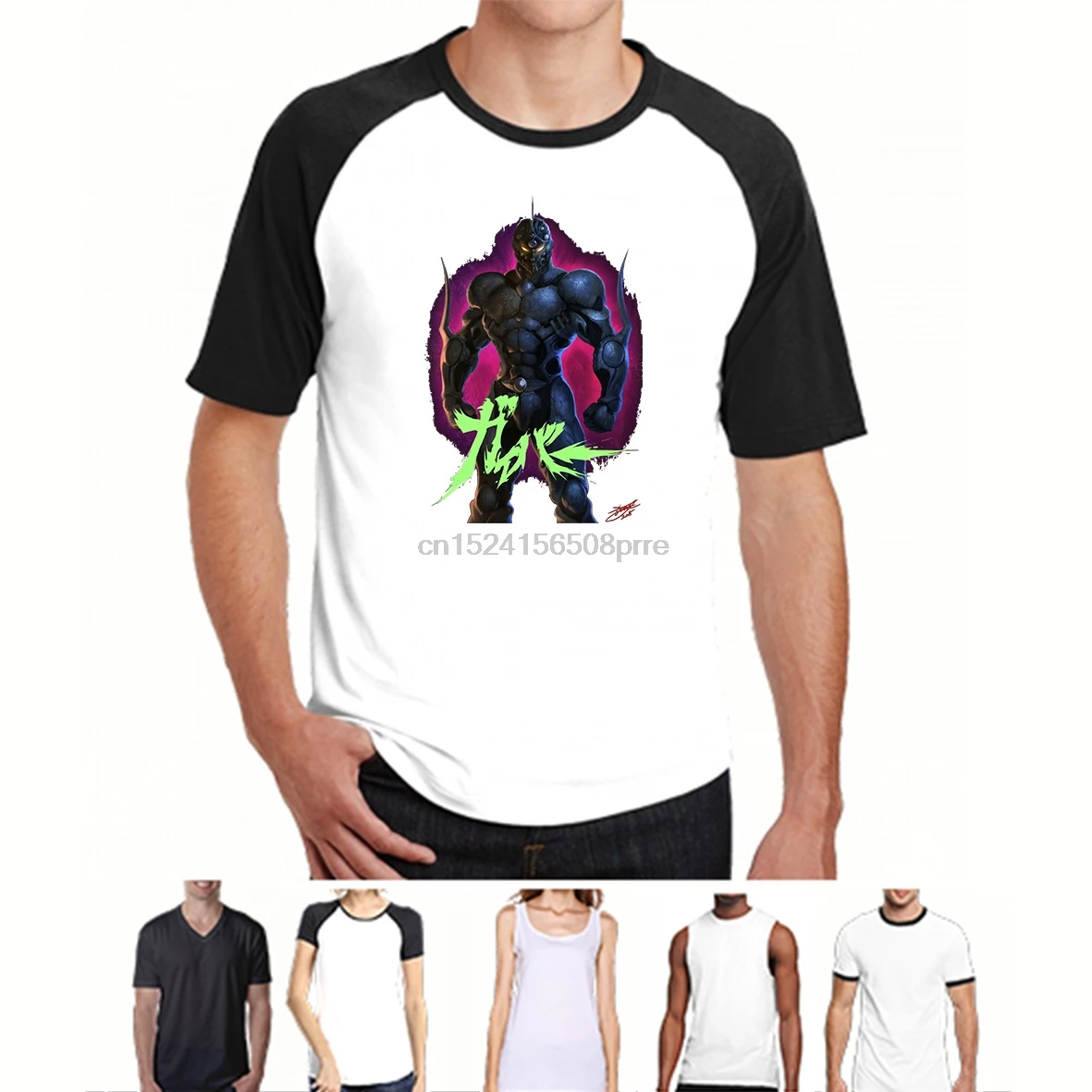 GUYVER Bioboosted Armor Manga Мужская и футболка черный размер S-M-L-XL-XXL летняя с короткими