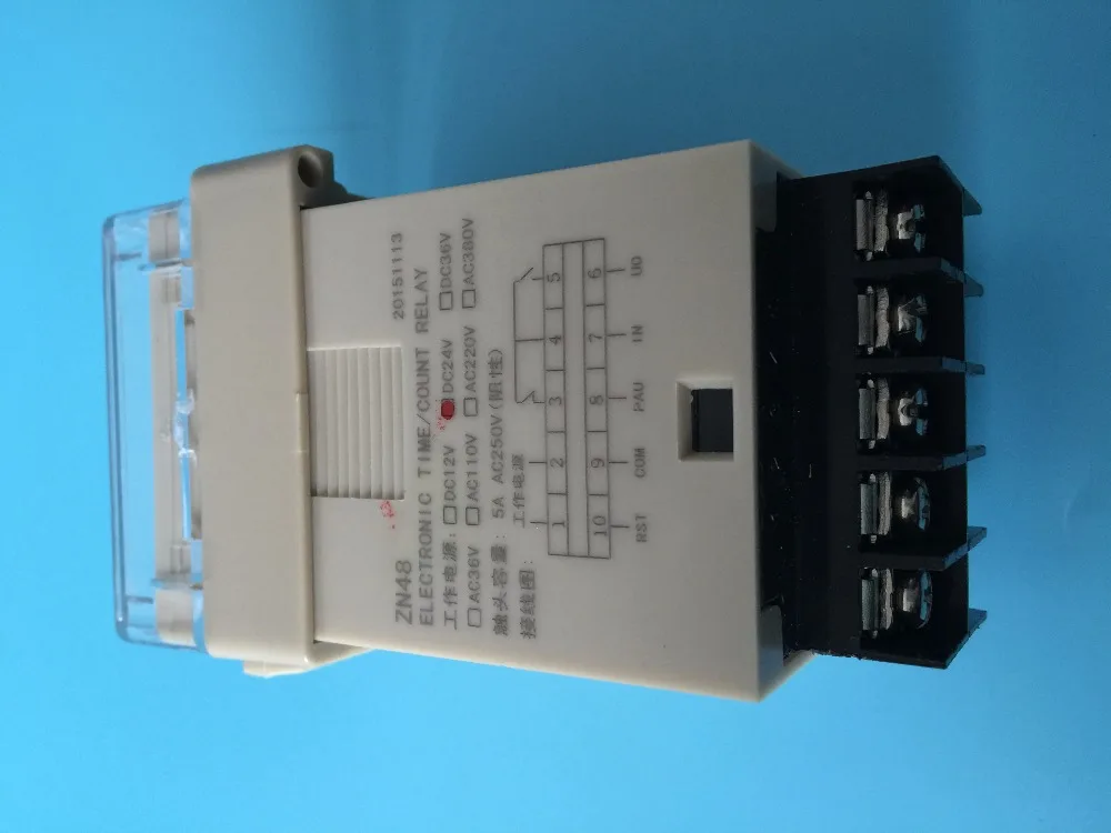 Ditigal реле времени универсальный счетчик ZN48 DC12V DC24V AC22V AC380V умные Двойные цифровые