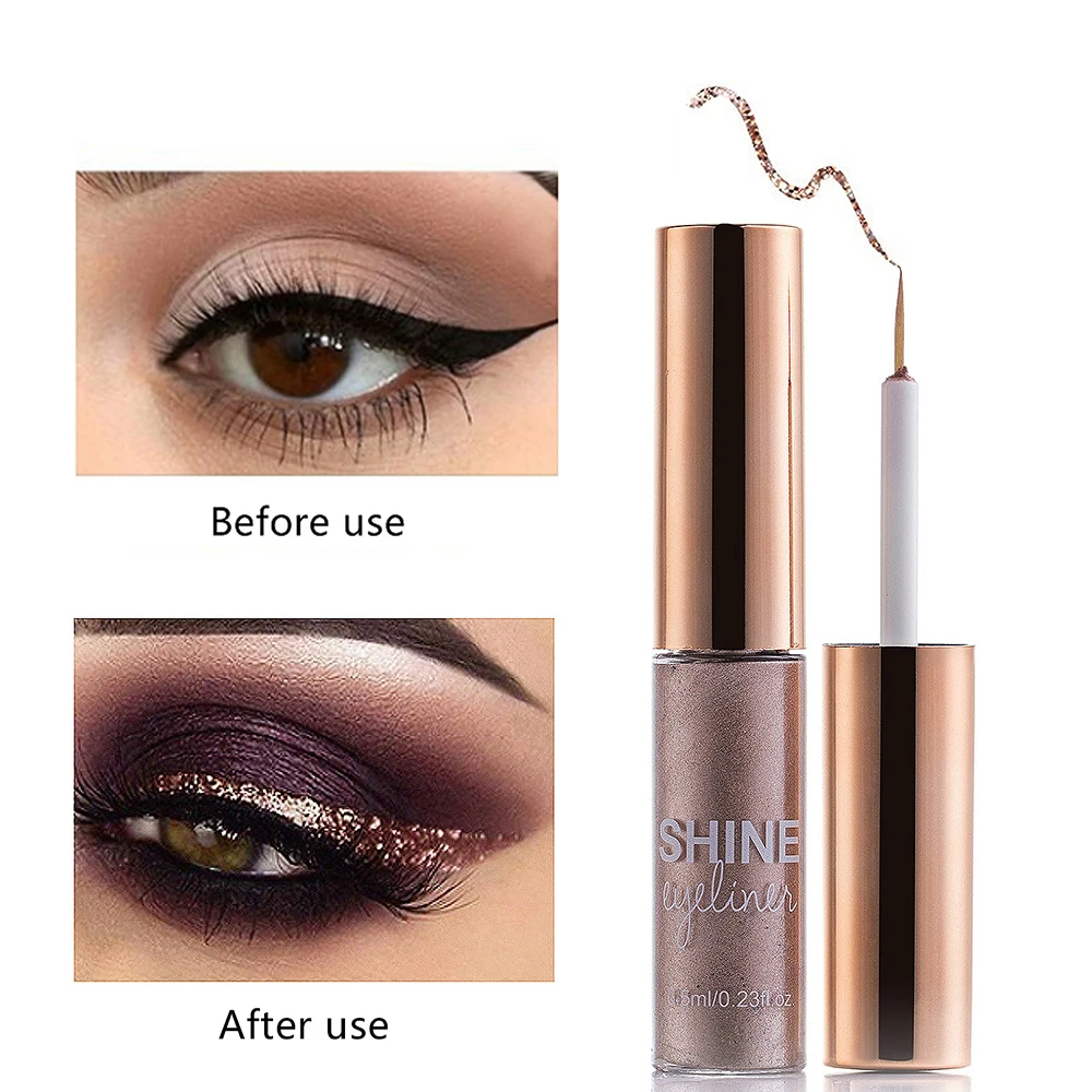 Makeup Liquid Glitter Eyeliner Shiny Eye Liners Eye Pigment Cosmetics