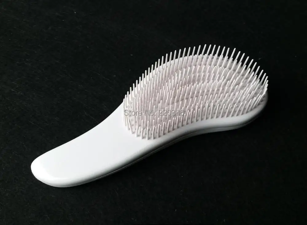 White and Blue Detangling Brush - wide 5